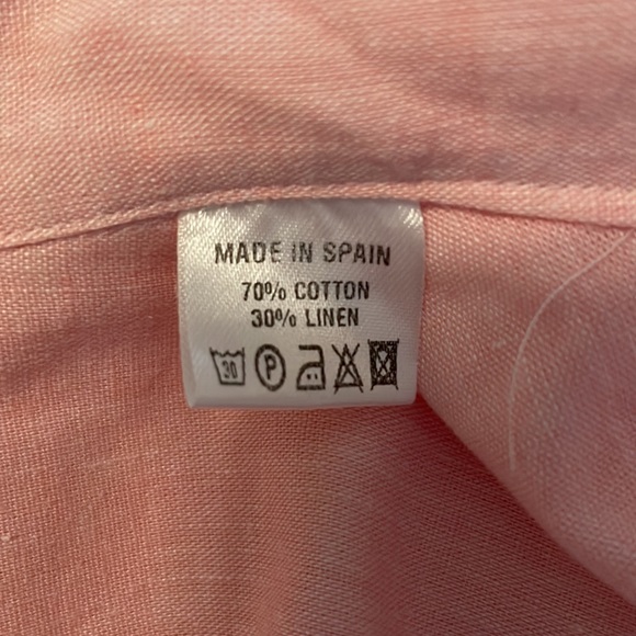 Ermenegildo Zegna Soft Linen Long Sleeve Button Up w Front Pocket - Picture 11 of 13